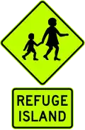 Children with a Refuge Island