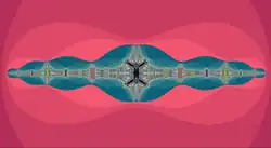 A corresponding Julia set of Burning Ship fractal