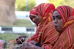 Image 5Somali women basket weaving (from Culture of Somalia)