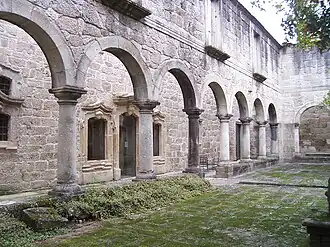 Cloisters of Santa Maria de Bouro Monastery.