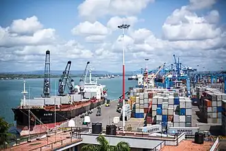 Mombasa Port on Kenya's Indian Ocean coast