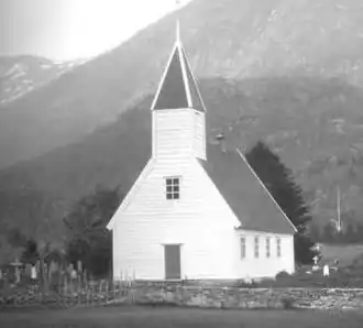 View of the church from 1926