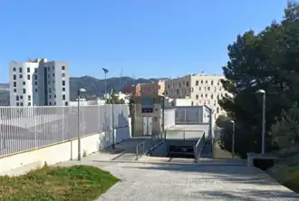 The upper access at Carrer de Sant Feliu de Codines