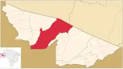 Location of municipality in Acre State
