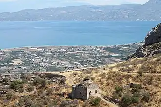 The mosque over the Corinthian Gulf.