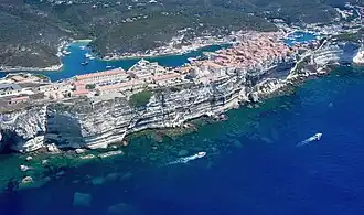 Aerial view of Bonifacio