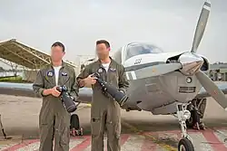 Aerial observers of 100 Squadron in 2023