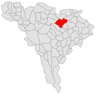 Location in Alba County