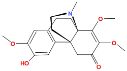 Chemical structure of aknadinine.