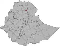 Location of Alamata