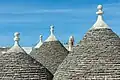 Trulli roofs in Rione Monti