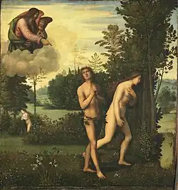 The Expulsion of Adam and Eve from Paradise, Mariotto Albertinelli, 1514