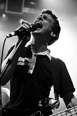 Alden Penner performing with Clues