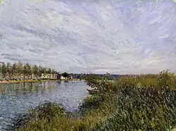 View of Saint-Mammès, Alfred Sisley. The Walters Art Museum.
