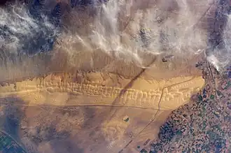 The dunes from space