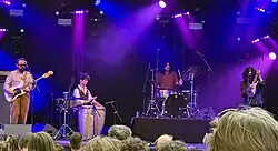 Ali performing in 2025 at Valkhof Festival in Nijmegen, the Netherlands