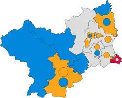 2007 results map