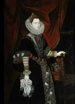 Portrait of the Duchess of Feria (nee Jane Dormer, 1538-1612) from Burton Constable Hall collection. Burton Constable Hall, Burton Constable, East Riding of Yorkshire, England, 1563