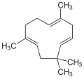 Humulene, a sesquiterpene.
