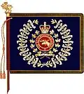 The regimental colour of The Algonquin Regiment.