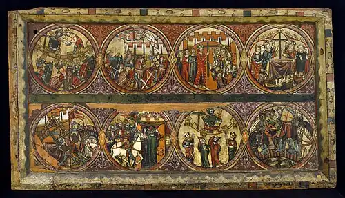 Altar artwork in the church