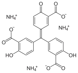 Skeletal formula of aluminon