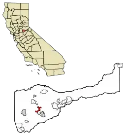 Location in Amador County