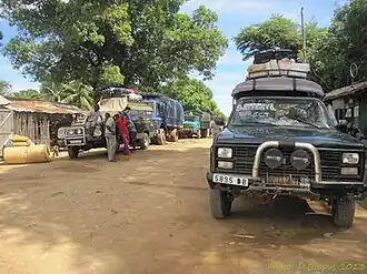 4x4 Bush taxis that serve between Ambilobe and Sava