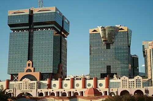 Amoreiras towers in Lisbon, by Tomás Taveira (1985)