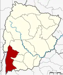 District location in Chaiyaphum province