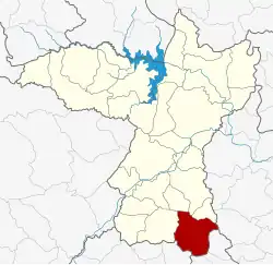 District location in Khon Kaen province