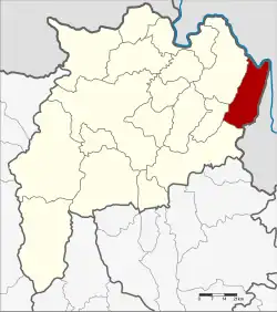 District location in Chiang Rai province