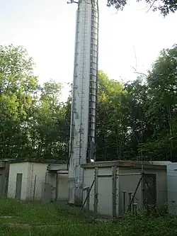Antenna site on the domed summit of the Ebersberg
