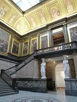Interior of the Royal Museum of Fine Arts of Antwerp