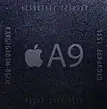 The Apple A9 which has the on-die M9 coprocessor