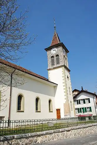 Church in Apples village