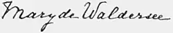 Mary Esther Lee's signature
