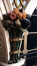 Detail of a Dayton Arcade cornucopia, from 1904 (Photo: James M. Steeber)