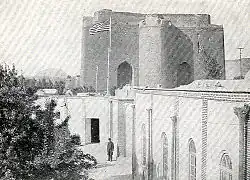 The US Consulate at Arg e Tabriz sits in the line of fire during the Iranian Constitutional Revolution. While the city was being attacked and bombed by 4,000 Russian troops in December 1911, Howard Baskerville took to arms, helping the people of Iran.
