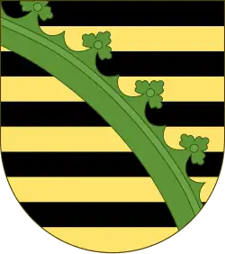 The Ernestine coat of arms