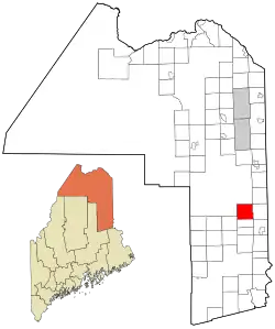 Location of Hammond, Maine