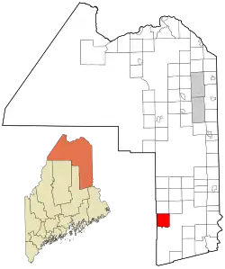 Location of Sherman, Maine