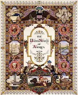 Visual History of Nations, The United States of America (1945), New Canaan, Connecticut.