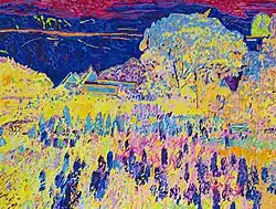 Tjaša Iris, Royal Beauty, acryl on jute, 90 x 120 cm, 2013