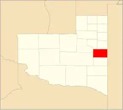 Location of Atreuco Department within La Pampa Province