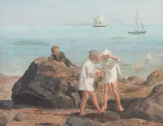bathing boys