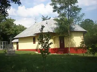Wooden church in Aurel Vlaicu