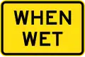 (W8-8) When Wet