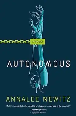 Front cover of the US hardcover edition of Autonomous