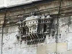 Example of 18th-century birdhouse on the exterior of the Ayazma Mosque